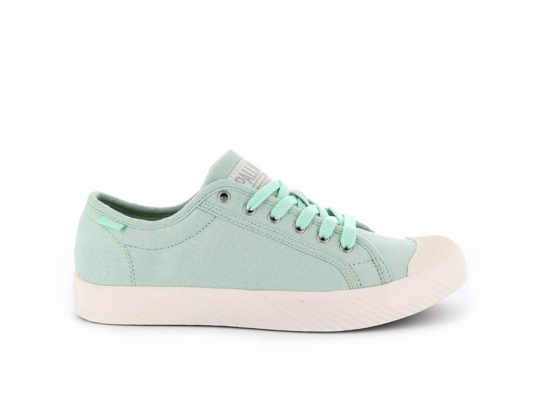 Palladium Pallaphoenix Og Canvas Men's Low Top Sneakers Light Green (MTWE05816)